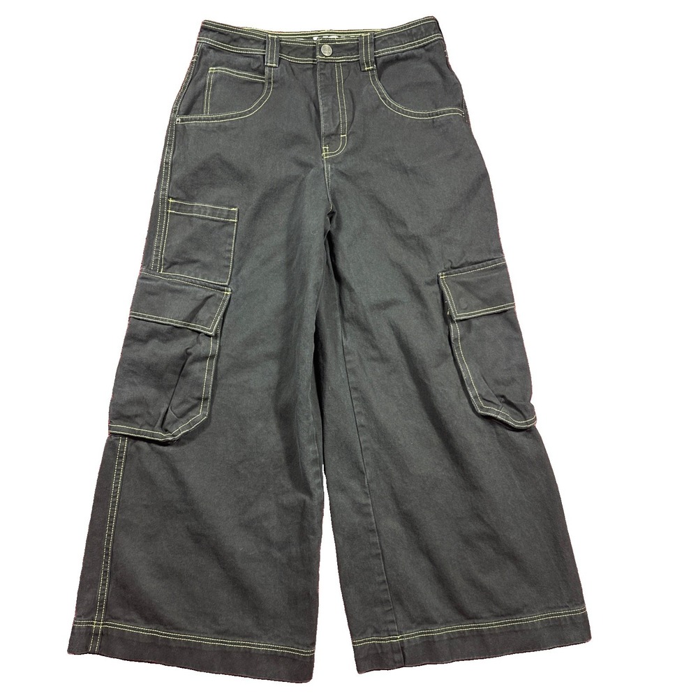 A-Lab Wide Leg Skate Jeans Blue Denim Baggy Pants Sz 32 (Fit 34/31) Hip Hop Y2K